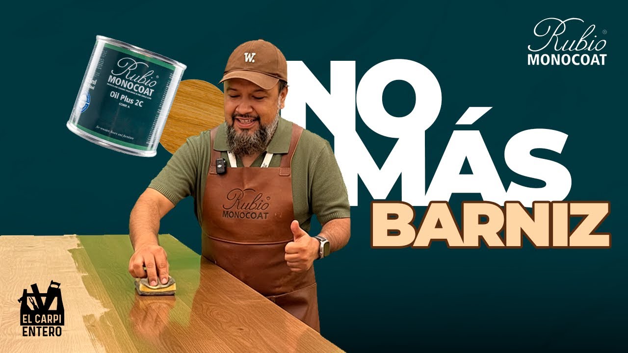 El secreto del acabado perfecto 😱 así funciona Rubio Monocoat