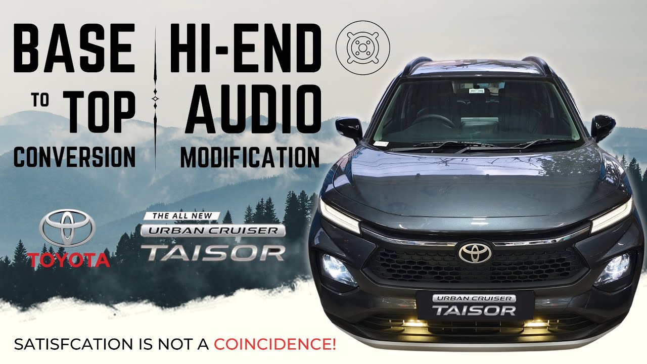 NEW TOYOTA TAISOR BASE  ~ TOP CONVERSION HI-END AUDIO Modifications #aftocoimbatore #afto #toyota