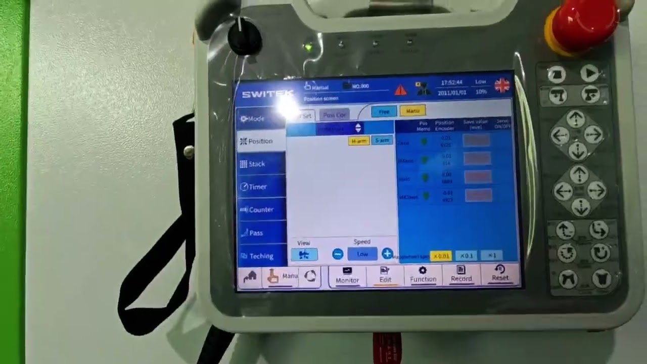 SWITEK IML Robot Instruction -- Mode and Position Setting