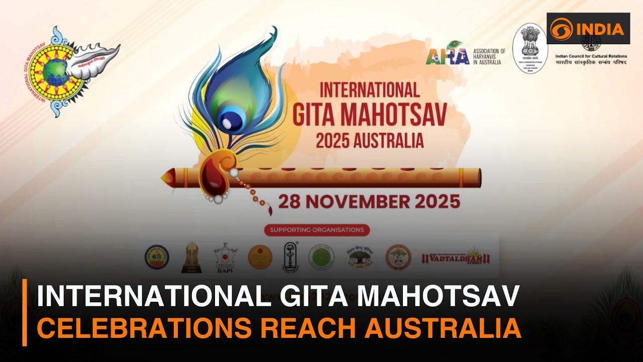 International Gita Mahotsav Celebrations Reach Australia | DD India