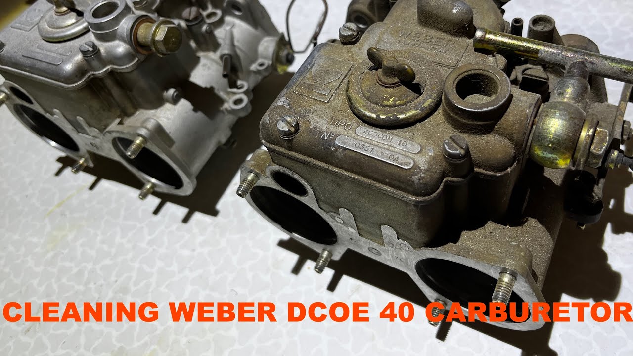Cleaning Old Car Parts: Weber Dcoe 40 | ASMR