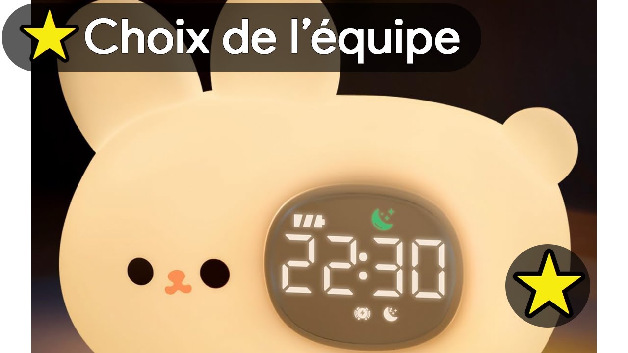 🐰  TOP 3 MEILLEUR REVEIL LAPIN POUR ENFANT 2025