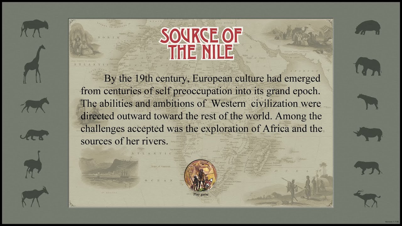 Source of the Nile zoologist gameplay