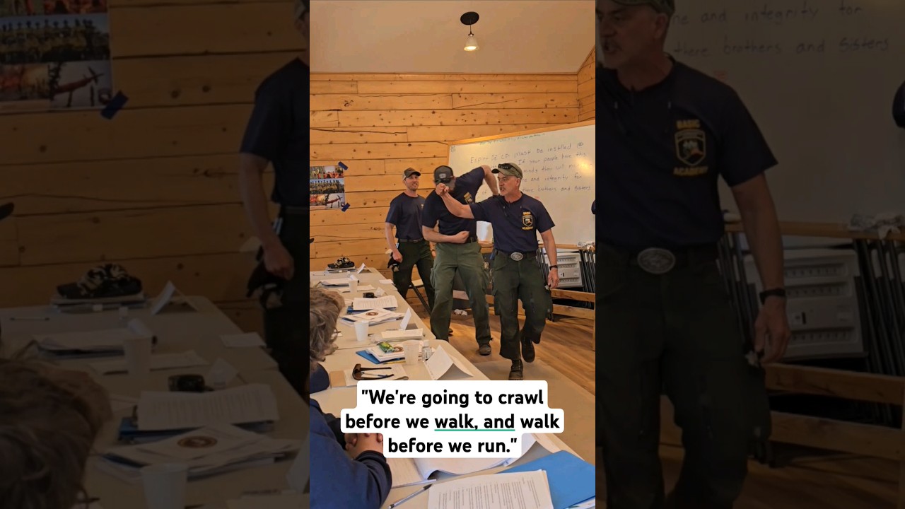 Fire Shelter Training - Crawl, Walk, Run  - Wildfire Academy #wildlandfirefighter #shorts #alaska