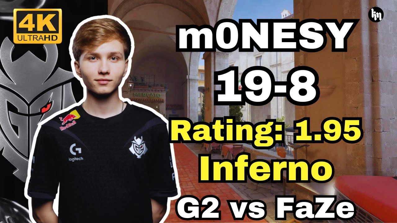 ⚡m0NESY (19-8) G2 vs FaZe (Inferno) | Perfect World Shanghai Major 2024 #cs2