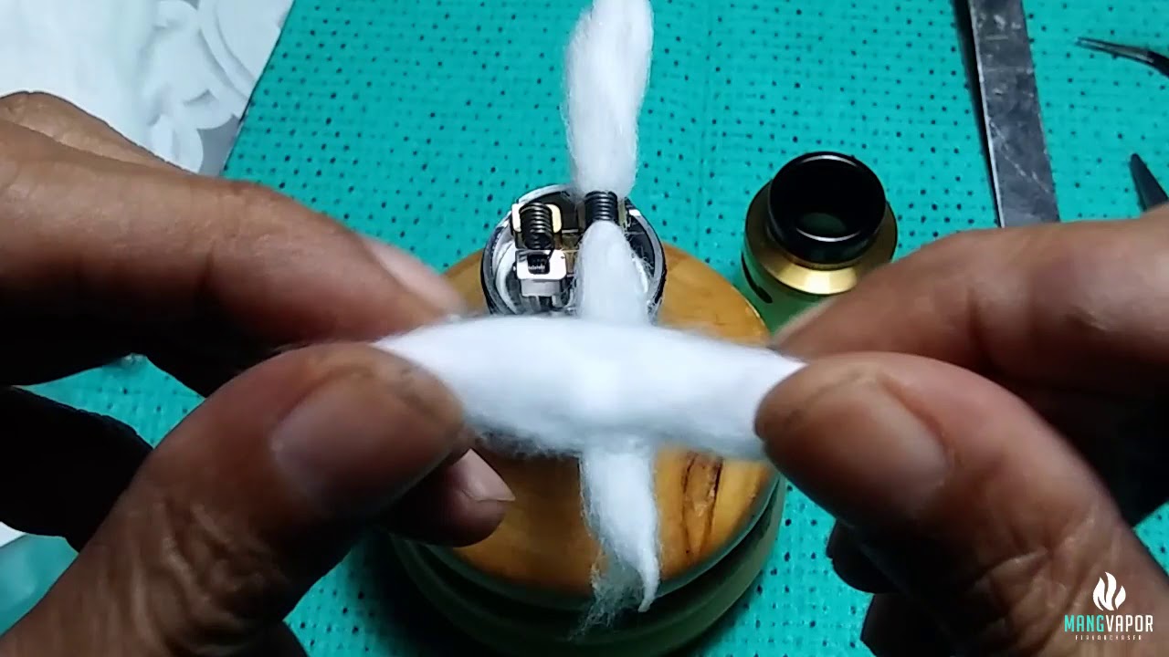 Mengoptimalkan cara wicking pada Dead Rabbit v2 by Hellvape