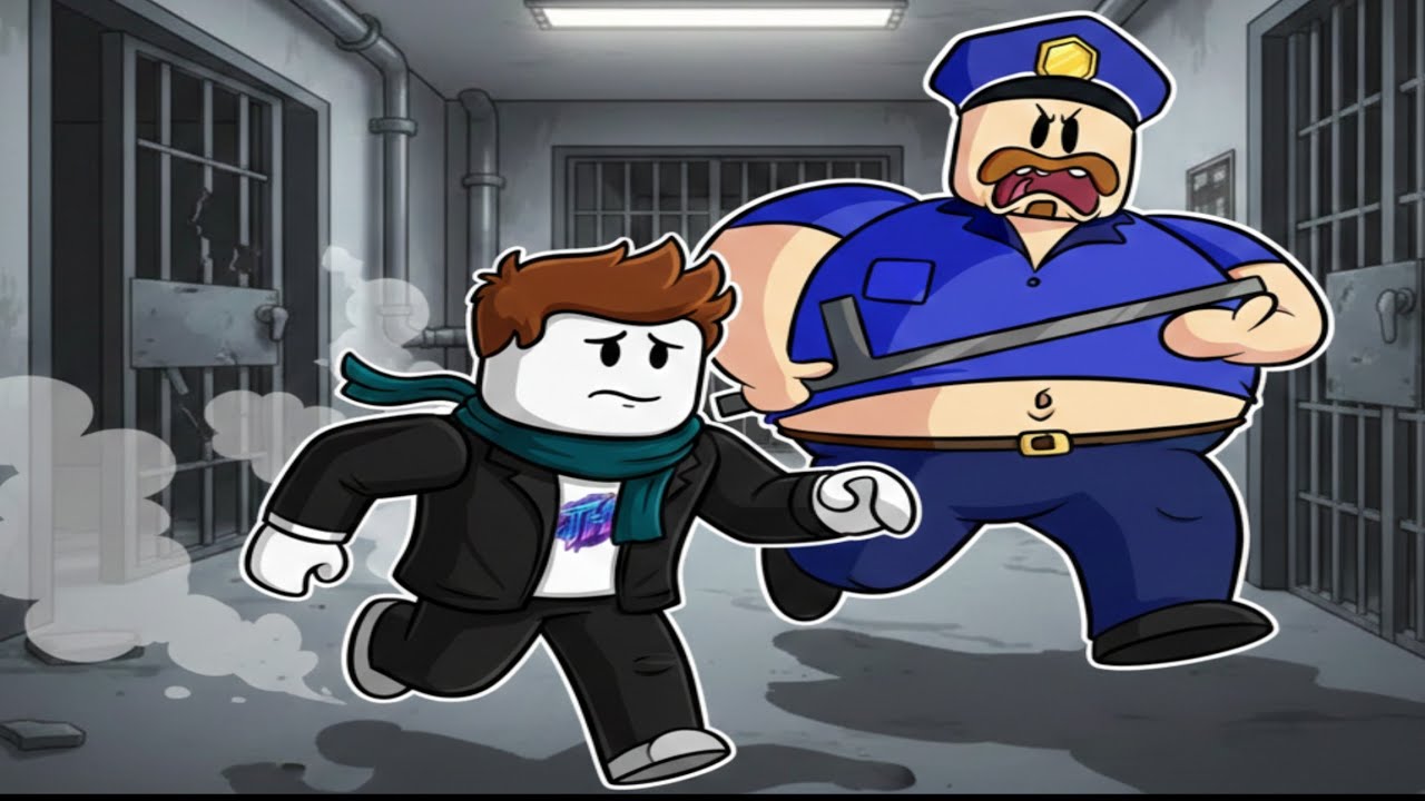Intenté escapar de la prisión de Barry… ROBLOX