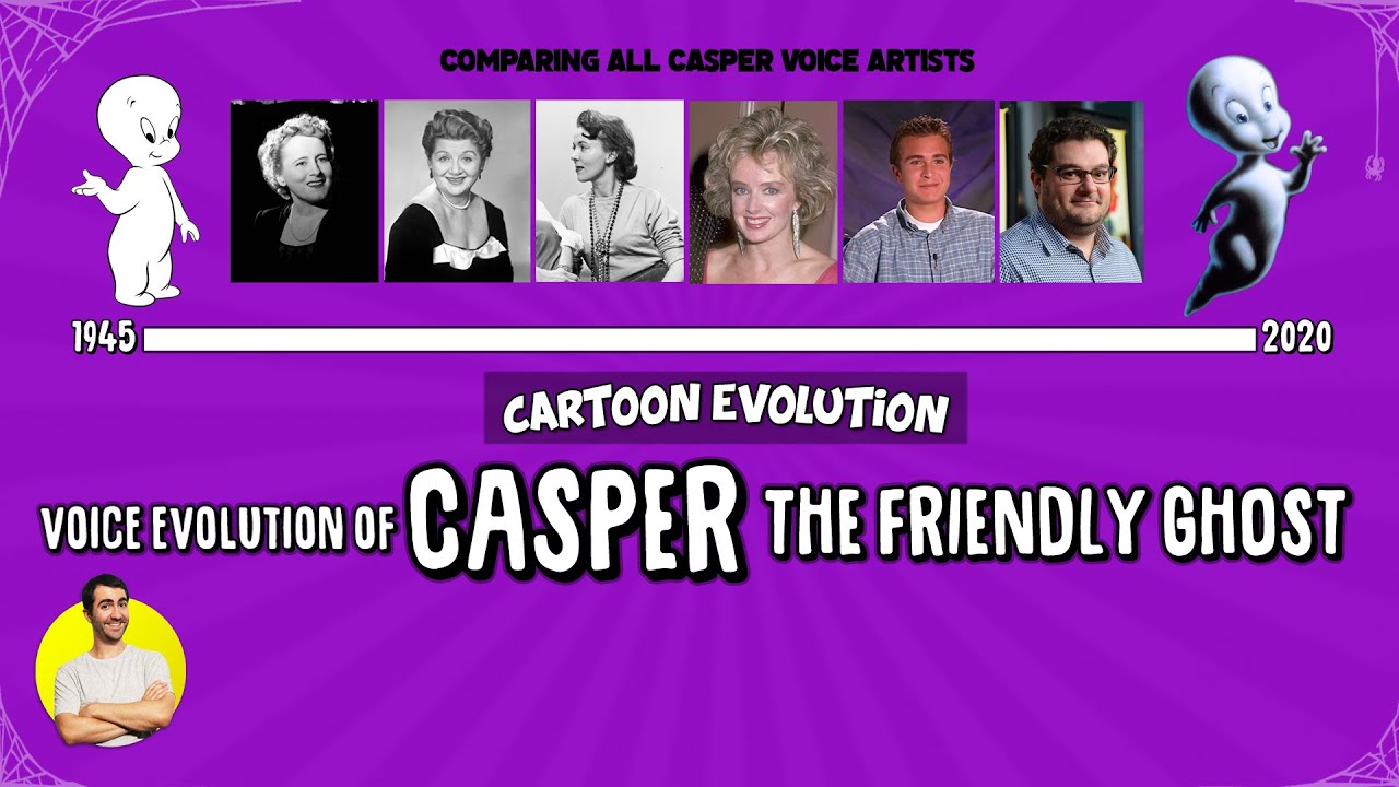 Voice Evolution of CASPER THE FRIENDLY GHOST - 75 Years Compared & Explained | CARTOON EVOLUTION
