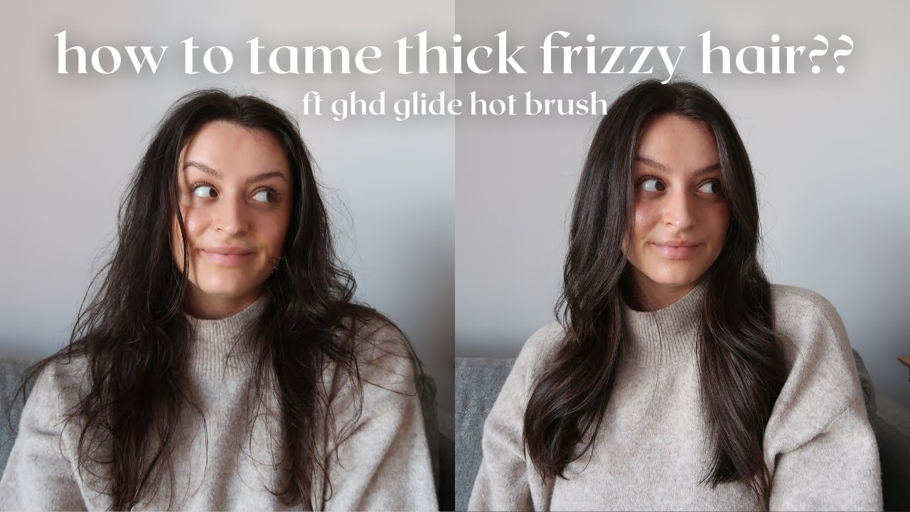 Может ли горячая расческа ghd glide укротить густые вьющиеся волосы?