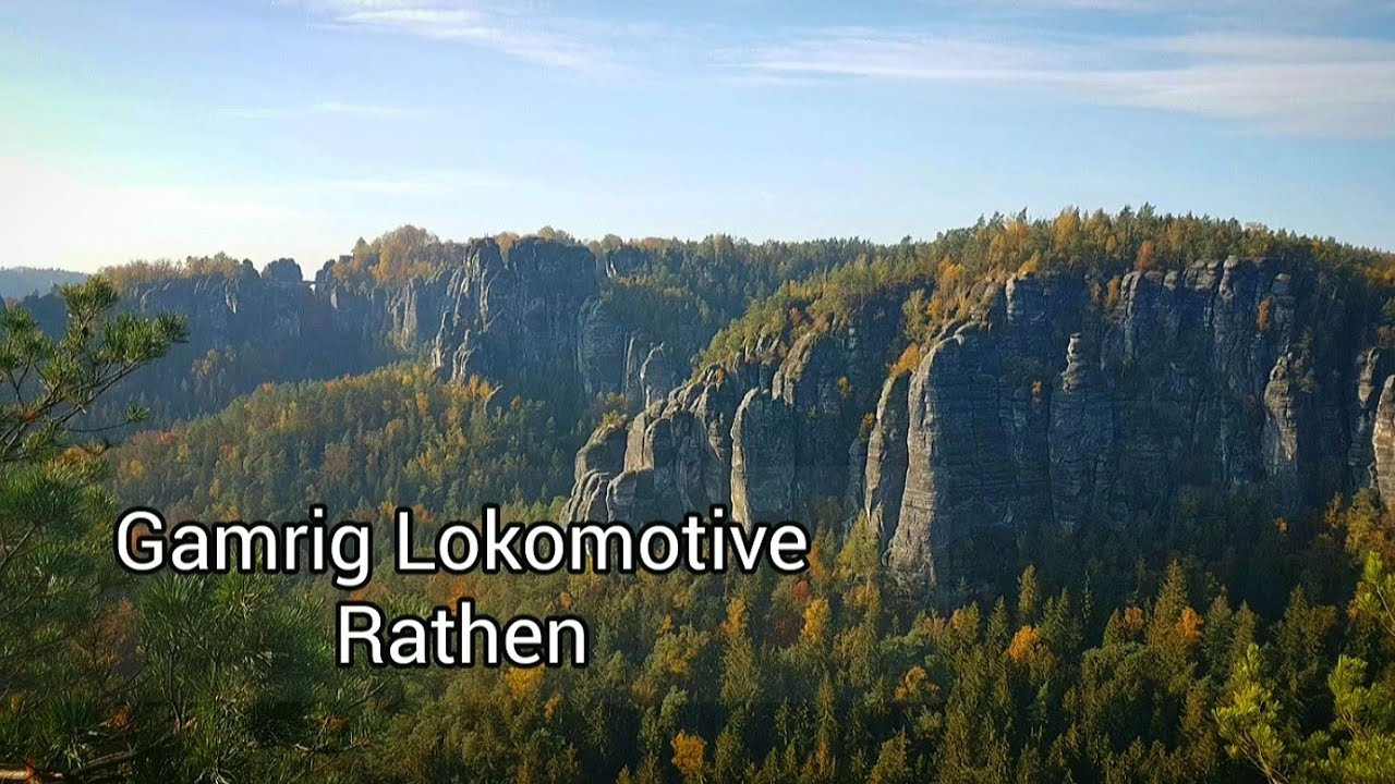 Gamrig Amselsee Lokomotive Sächsische Schweiz  Elbsandsteingebirge