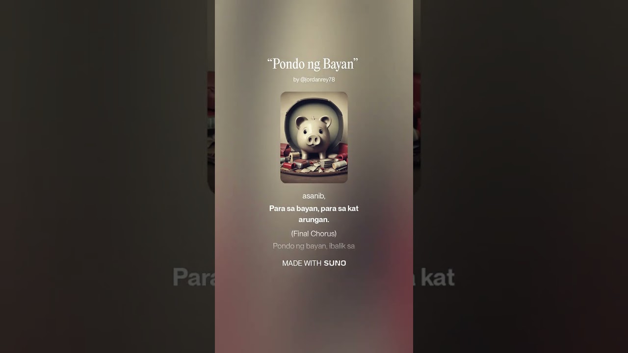 “Pondo ng Bayan” V2 by: Jordan Reyes