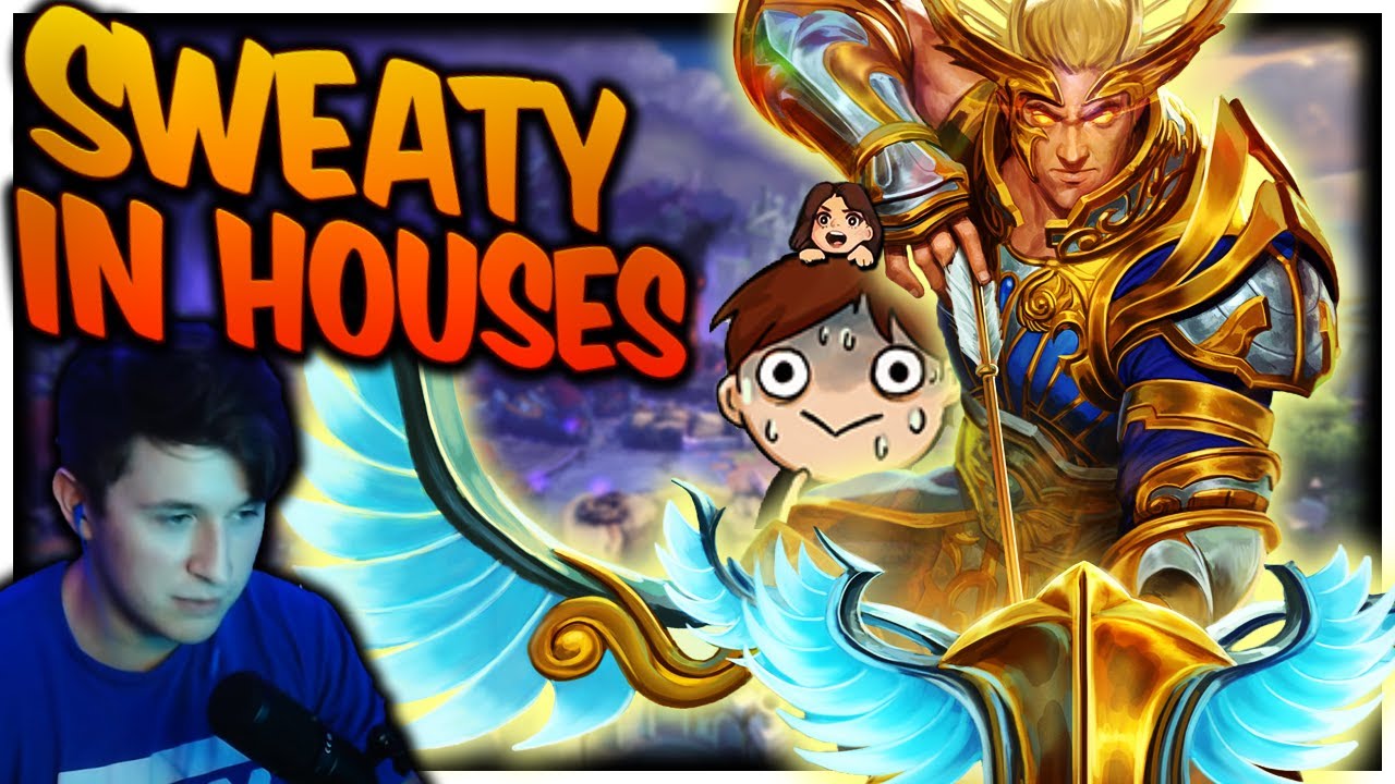 OFF-ROLE HOU YI IN TRYHARD HOUSES WITH COMMS!!!