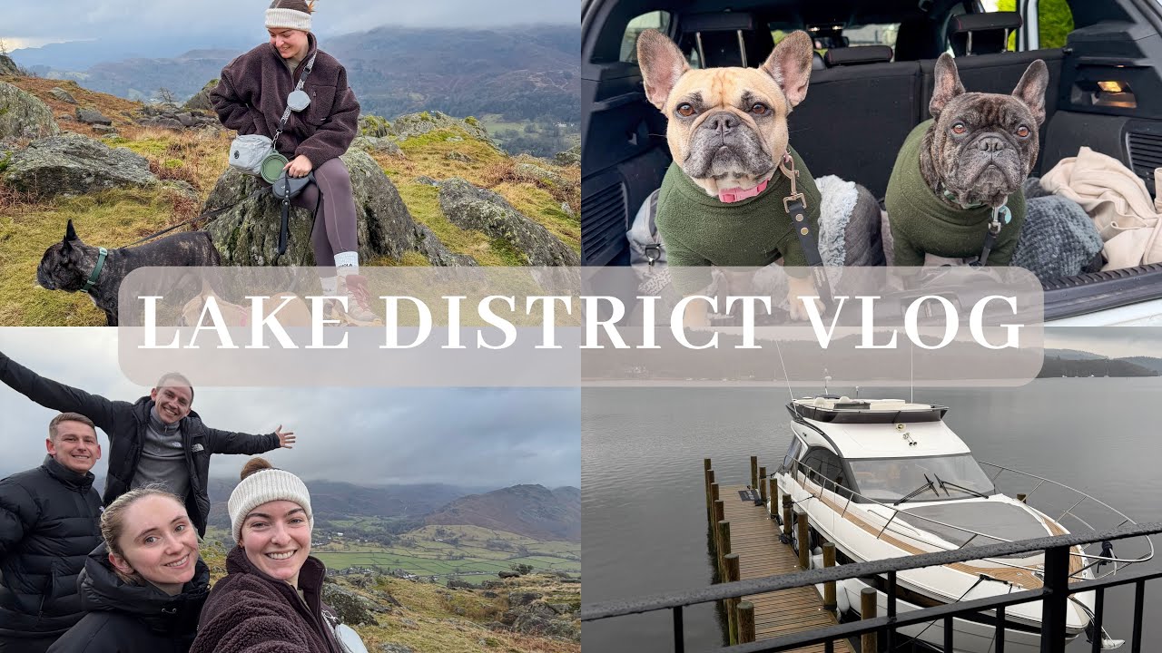 LAKE DISTRICT VLOG! Hiking + wedding venue visit!🌅⛰️🤍