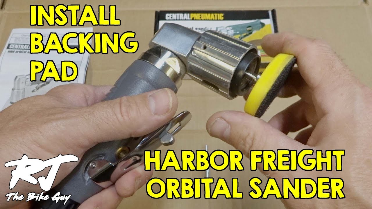 How To Install/Remove Backing Pad On Harbor Freight 2