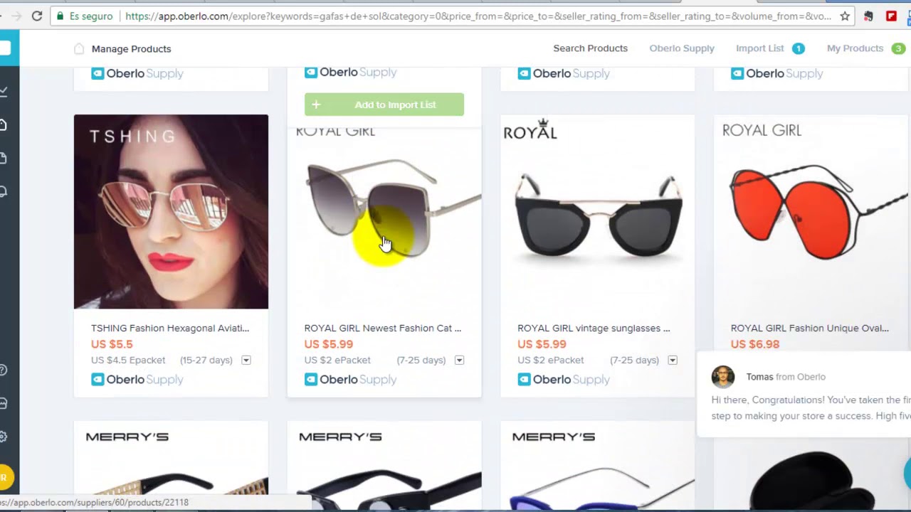 Tu propia tienda online sin inventario. Dropshipping con Oberlo y Shopify