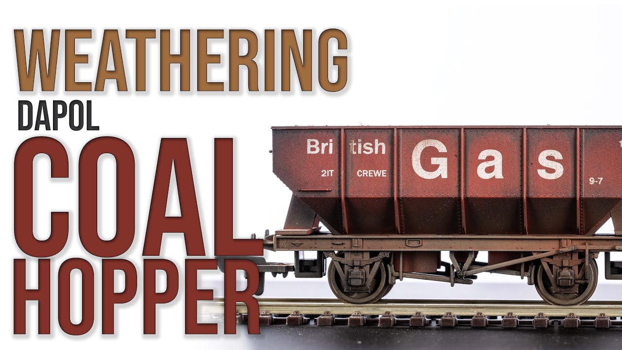 Weathering Model Railway | Dapol British Gas Hopper Wagon