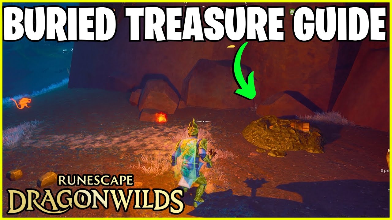 RuneScape Dragon Wilds : Buried Treasure Guide!