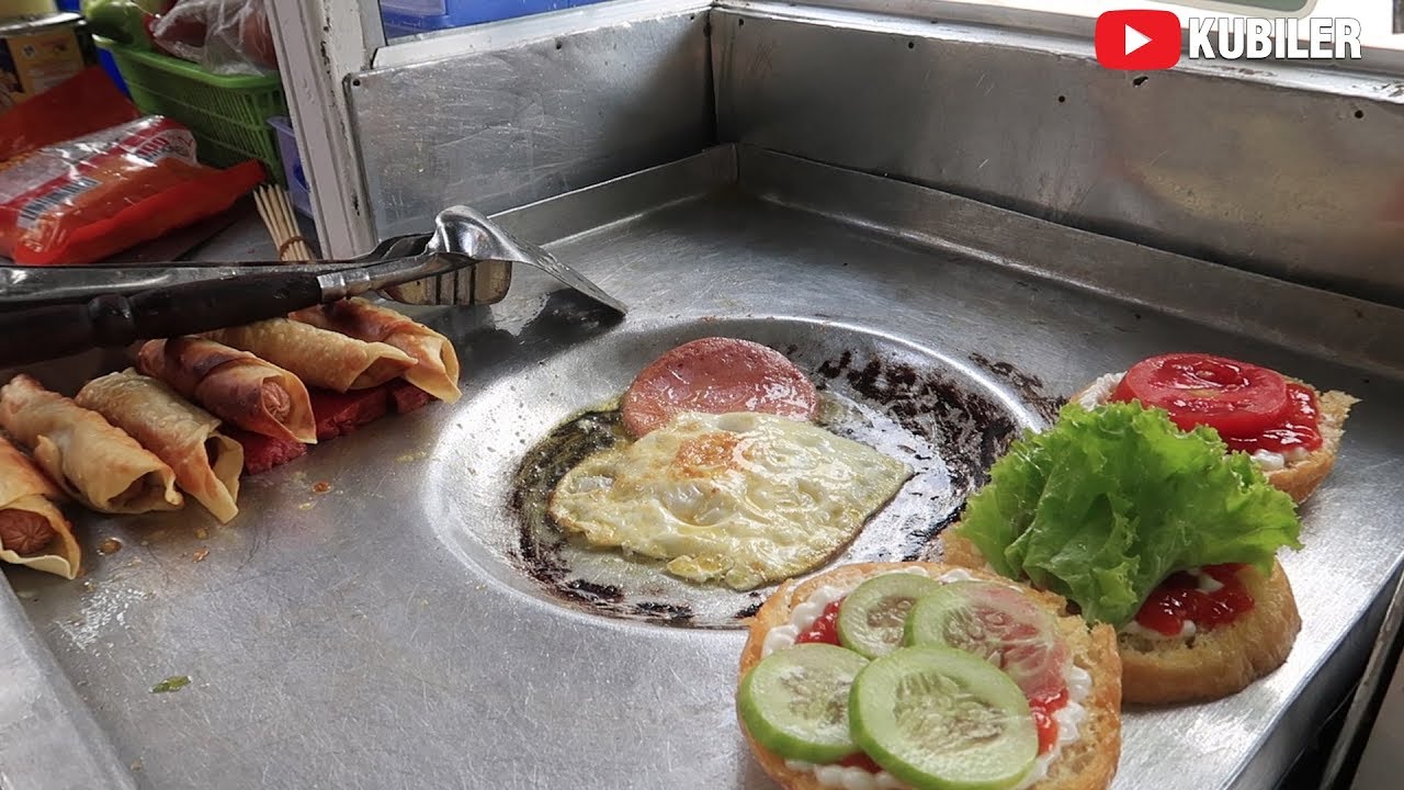 INDONESIAN STREET FOOD - BURGER PINGGIR JALAN | MURAH ISINYA BERLIMPAH