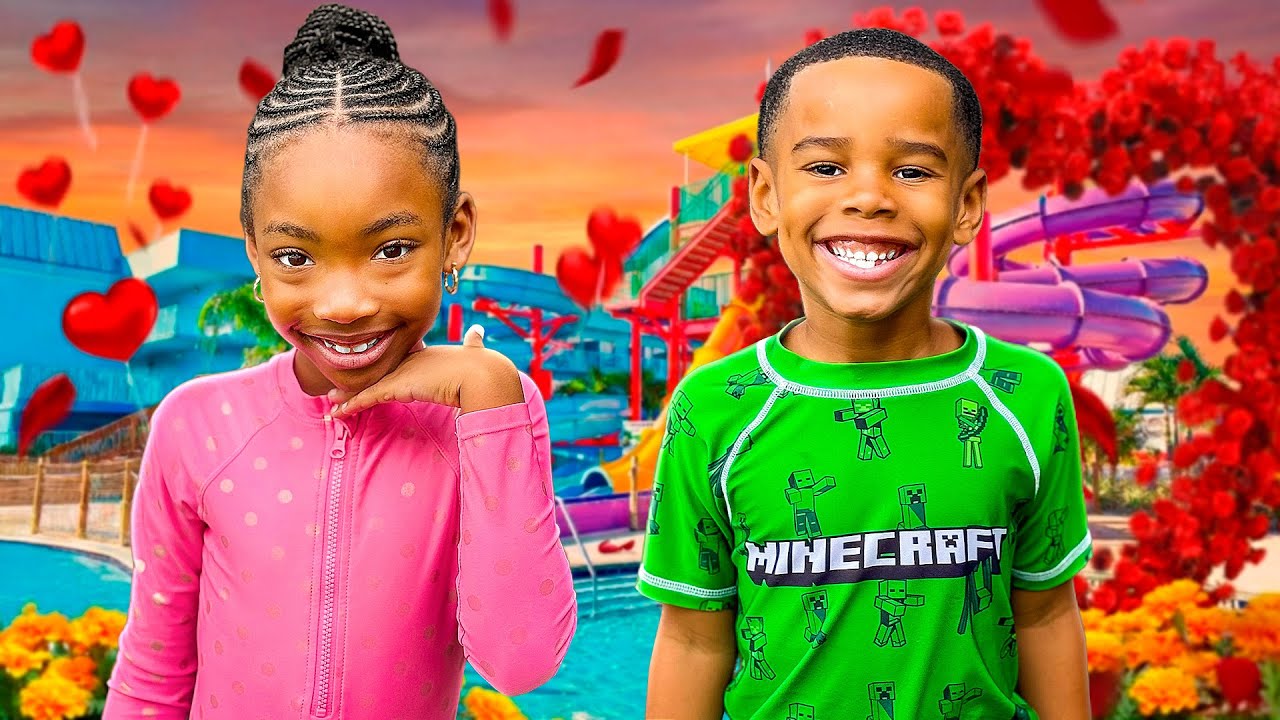 GIRL MEETS NEW CRUSH AT THE WATERPARK
