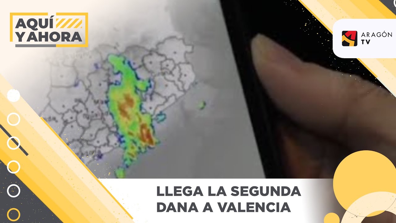 Llega la segunda DANA a Valencia