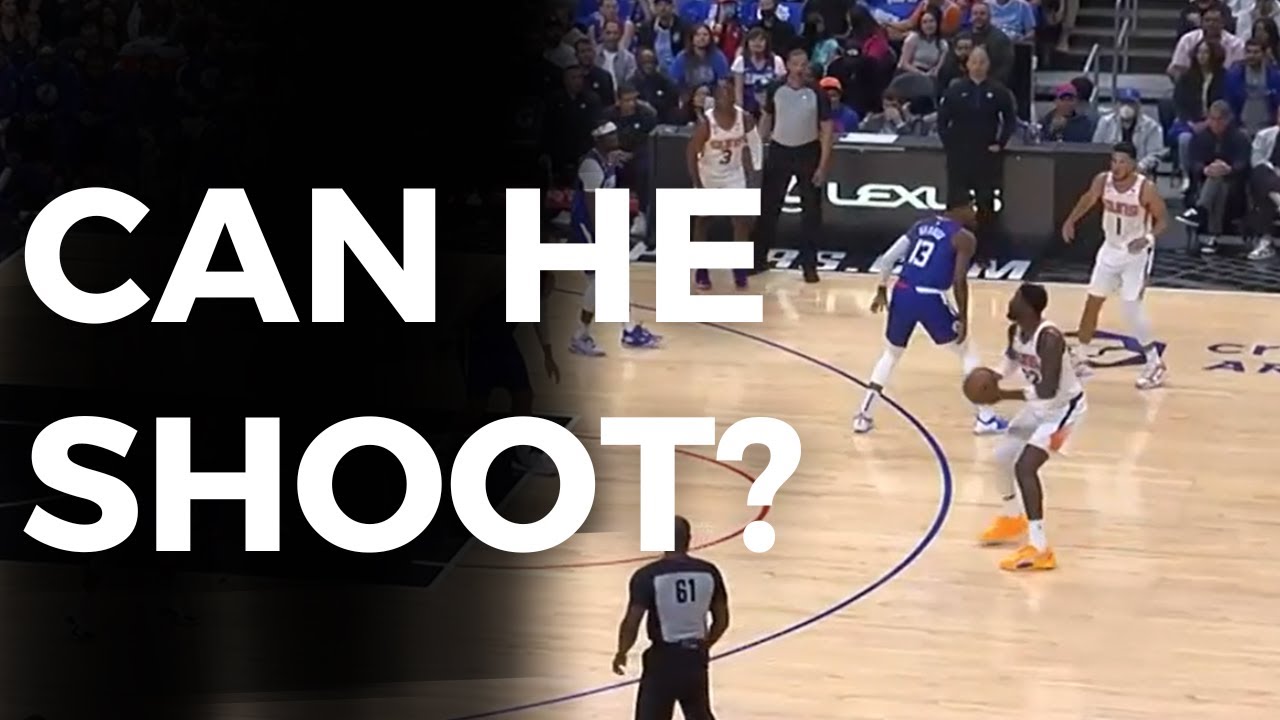 I found every Deandre Ayton 3 point attempt this season...