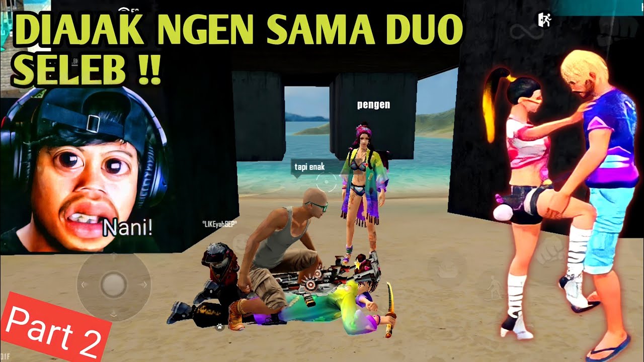 PRANK TRAINING NGAKAK😆DIAJAK NGEN SAMA DUO SELEB 😈X TIK TOK FF🤡GARENA FREE FIRE💥