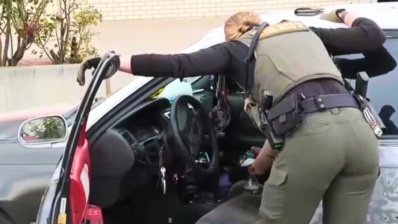 Deputy Katie Finds Phones And Meth