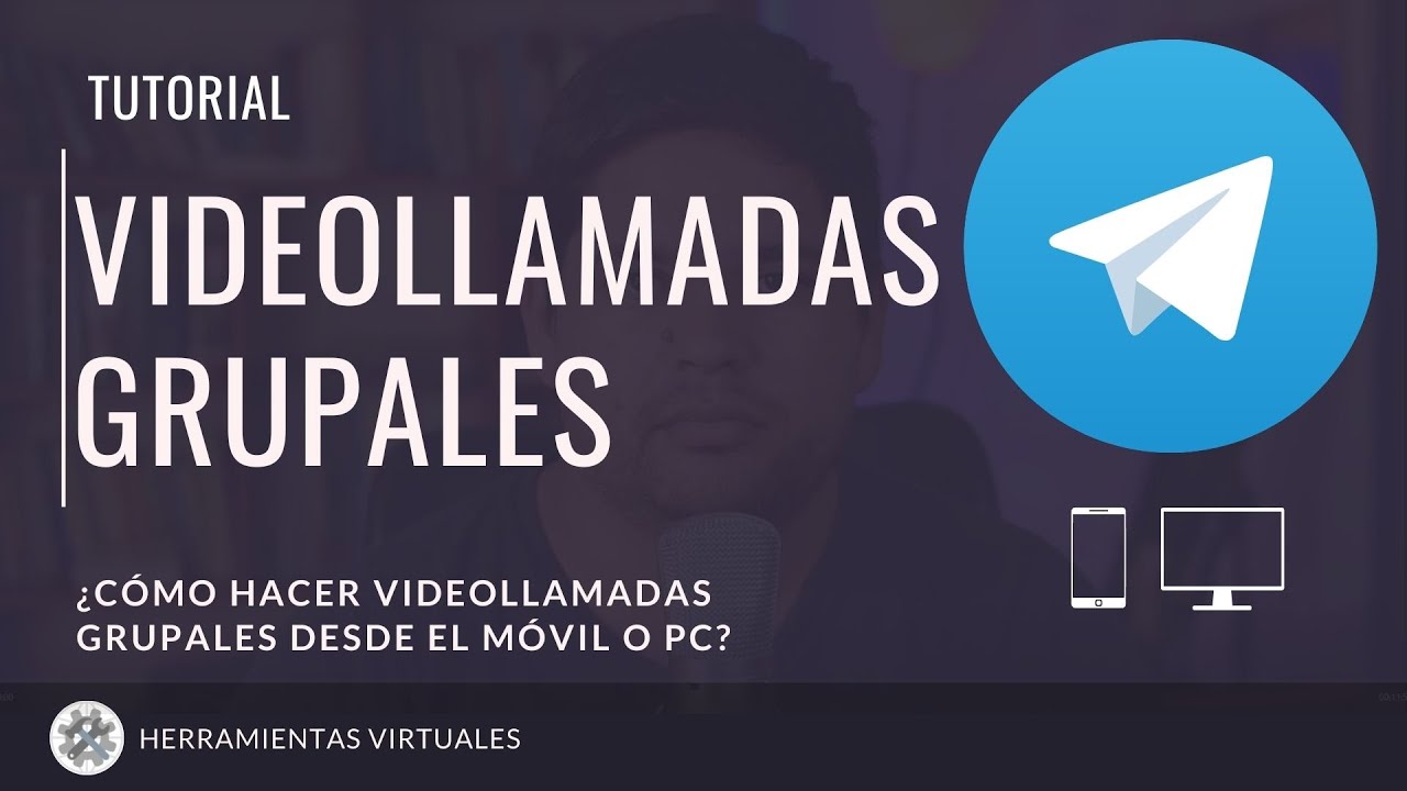 Como hacer VIDEOLLAMADAS grupales en TELEGRAM 📲