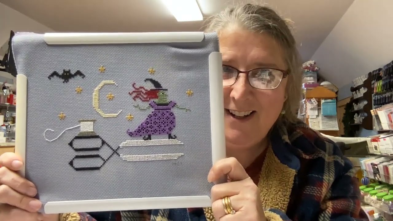 FLOSSTUBE #51 - The Northwoods Stitcher: a finish, starts, thrifty finds and did ya know?