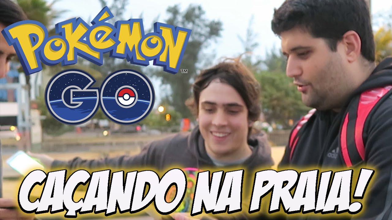 Pokémon GO - Jogando na PRAIA e chuva de MAGIKARP ft. COELHO