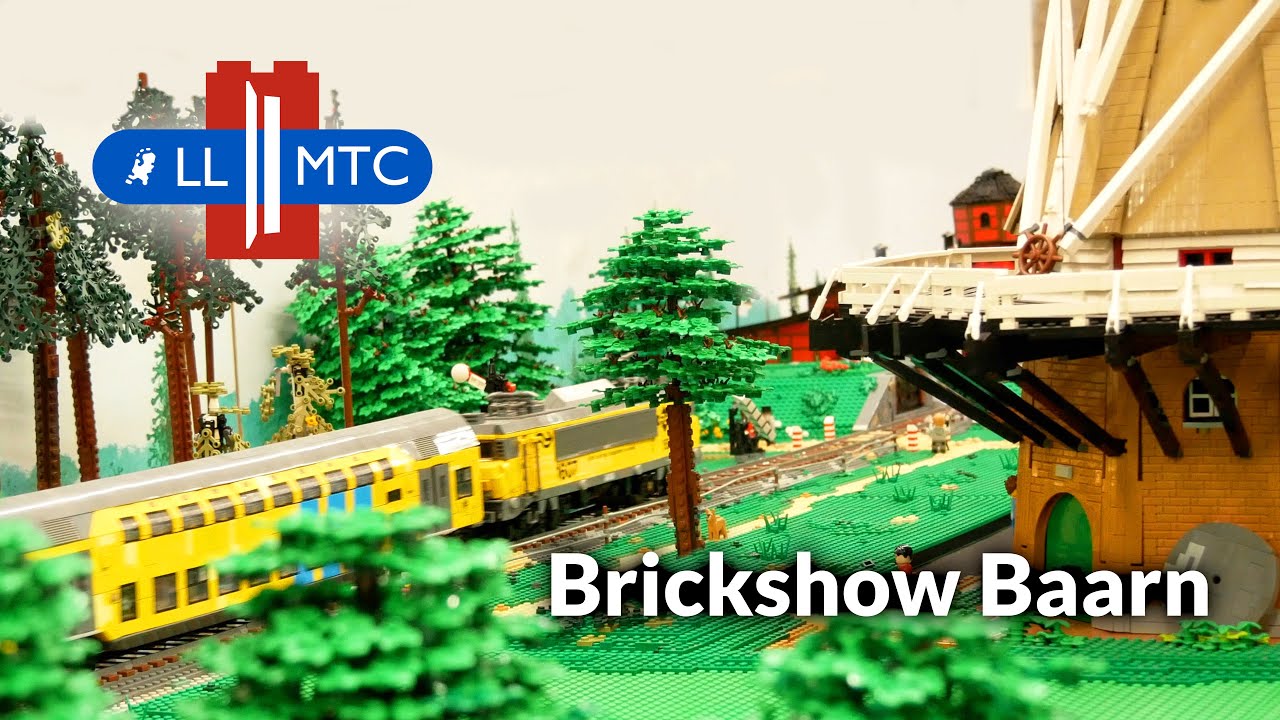 Custom LEGO Trains from LLMTC at the 2025 Herobricks Brickshow