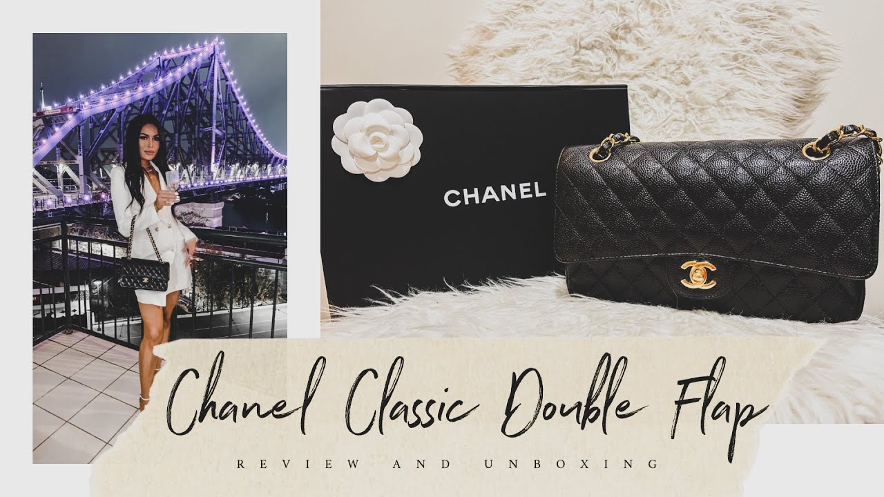 CHANEL CLASSIC DOUBLE FLAP Caviar GHW Review & Unboxing | by BEVERLY