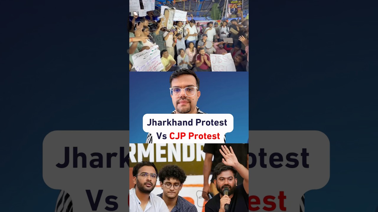 Jharkhand Protest vs. CJP Protest: 5 Key Differences | Jharkhand | Paper Leak | Bharat