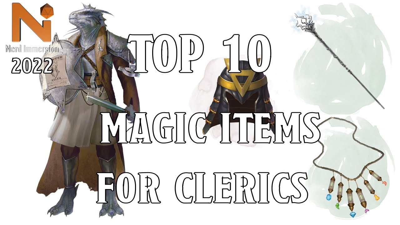 Top 10 Magic Items For Clerics in D&D 5e! | Nerd Immersion