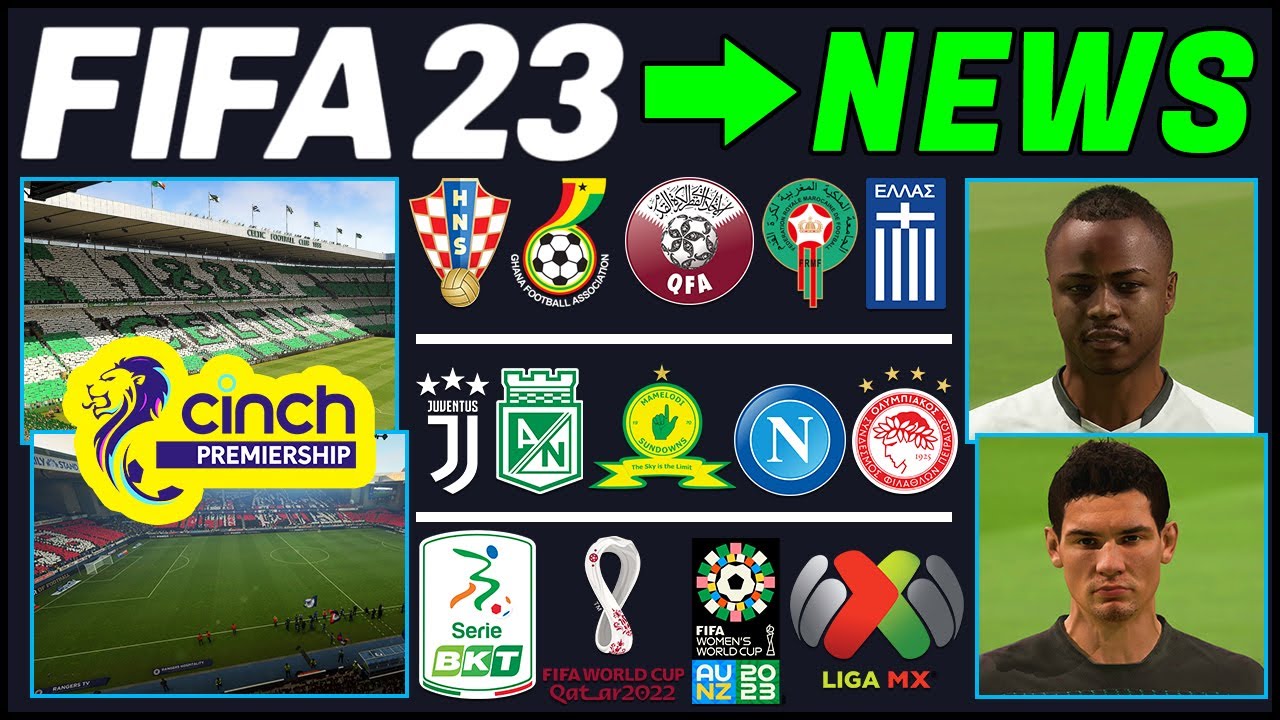 FIFA 23 NEWS | ALL NEW CONFIRMED Licenses, Stadiums, Leagues, Teams & Faces ✅