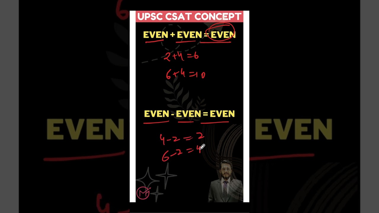 CSAT for UPSC - Number System Concepts 