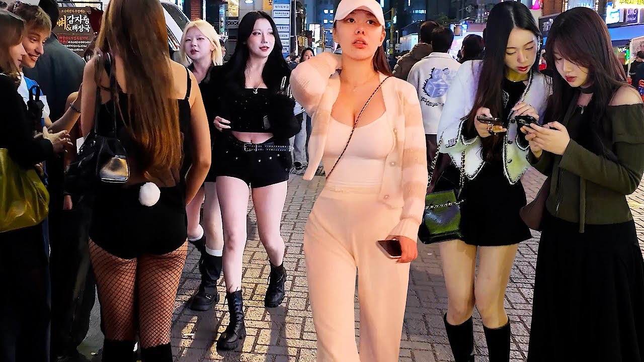 [4K 요즘 서울 강남 거리 모습 😎😎😎] 불금에 강남 거리에는 미인들이 자주 보이네요 😁😁😁 # 강남 # 서울 # 한국