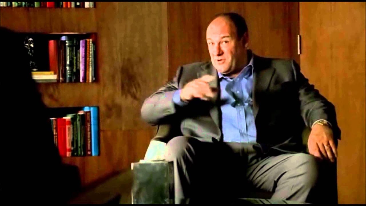 The Sopranos: 6x06 Live Free or Die - Tony and Dr Melfi talk about Vito 