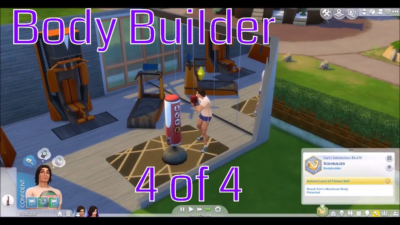 The sims 4 - body builder - body builder aspiration part 4 of 4