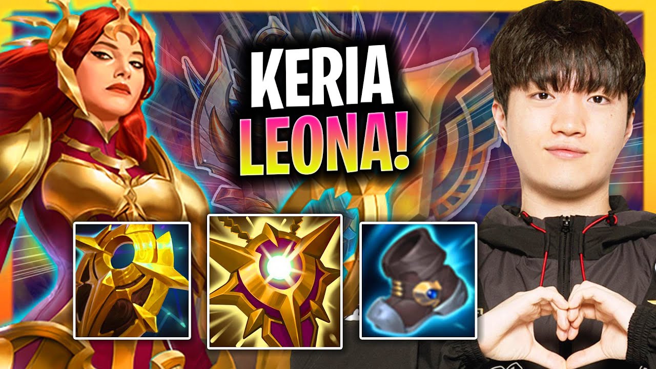 KERIA CHILLING WITH LEONA IN NEW NOXUS SEASON! | T1 Keria Plays Leona Support vs Nautilus!