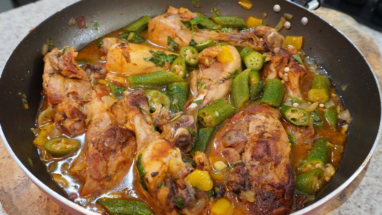 FRANGO COM QUIABO - Comida Caseira Fácil e Deliciosa