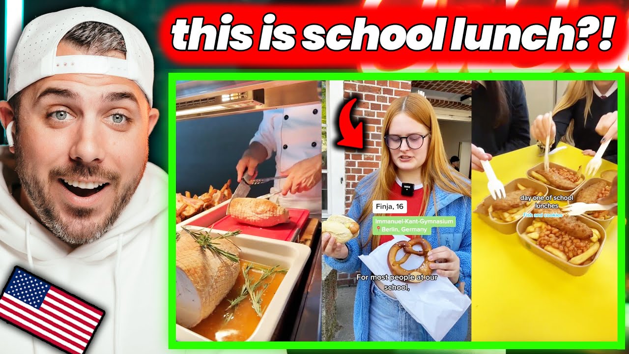 School Lunch in Europe vs. America 😬