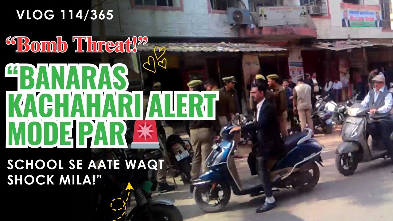 “Banaras Kachahari Alert Mode Par 🚨  School Se Aate Waqt Shock Mila!”