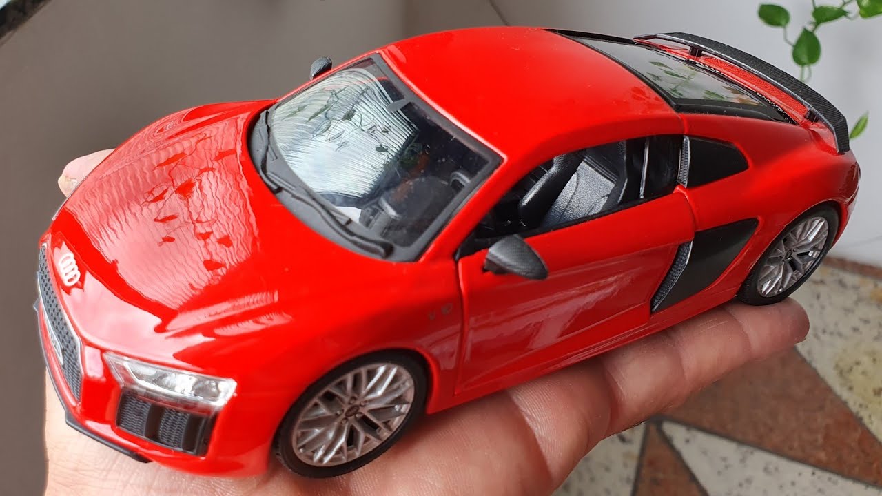 unboxing da miniatura audi-r8-maisto 1/24