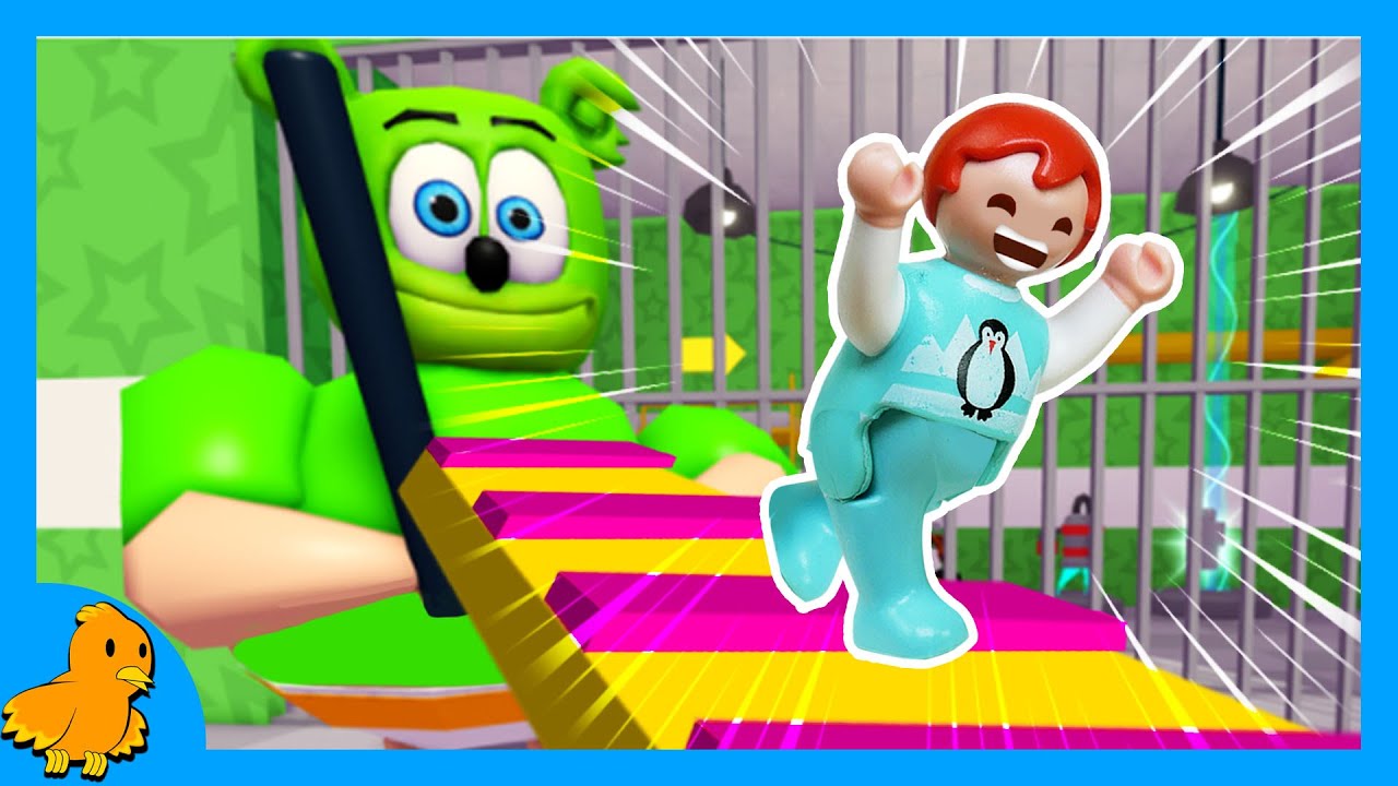 Mit GUMMIBÄRCHEN im Gefängnis!🐻 Wird Emma entkommen?😅 Obby (Roblox) | Playmobil Familie Vogel