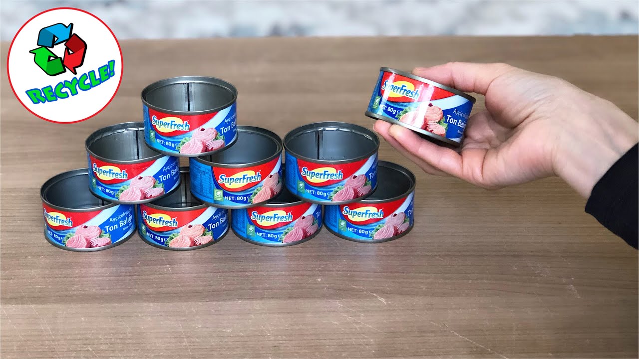 Konserve Teneke Kutuları İle Çok Nefis Bir Geri Dönüşüm Fikri
