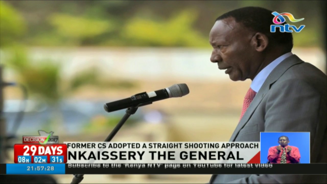 Nkaissery the general: His firmness traced back to his military days