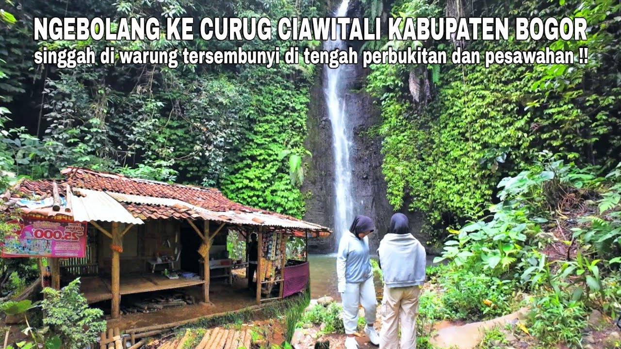 PERJALANAN MENUJU CURUG CIAWITALI DIKEJUTKAN DENGAN WARUNG TERSEMBUNYI DI TENGAN PESAWAHAN !!