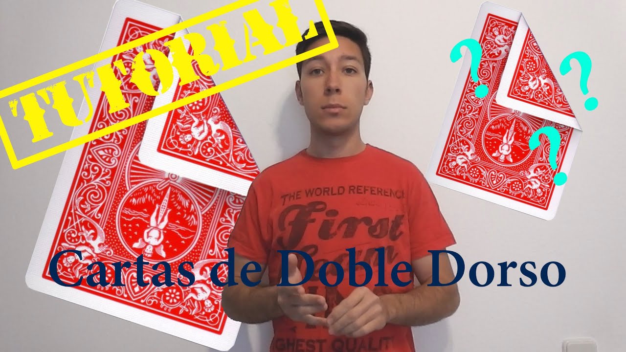 Tutorial Como hacer Cartas de Doble Dorso|Material Básico #2