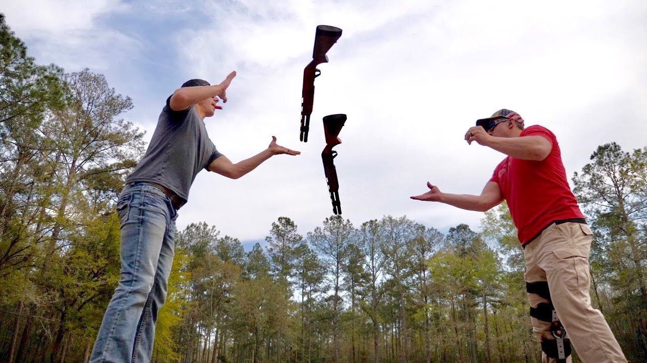 New Trick Shots for Live Exhibition Show | Gould Brothers